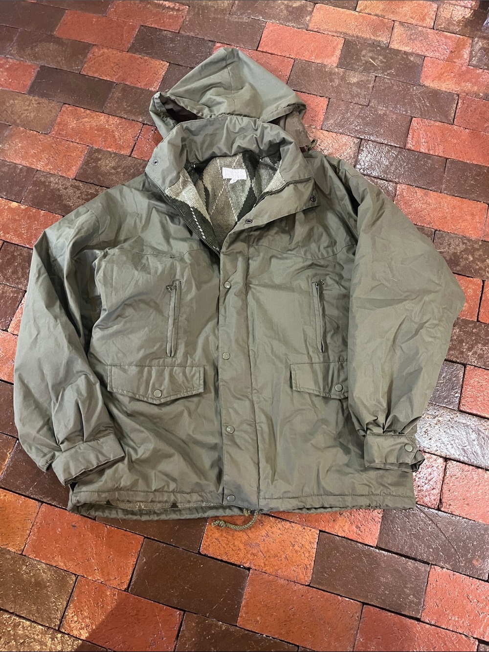 MEN MEDIUM RARE Vintage army style parka PACHMIR CHITTOLO 3034